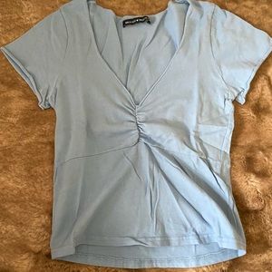 Brandy Melville blue crop top